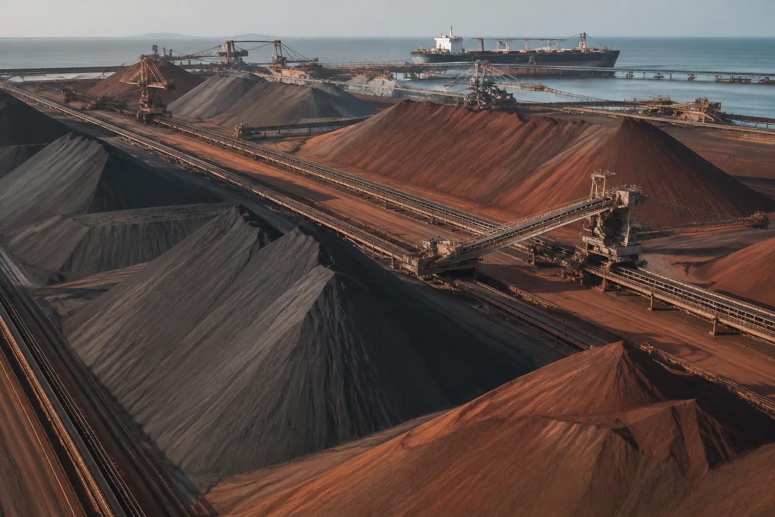 Mineral ore stockpiles