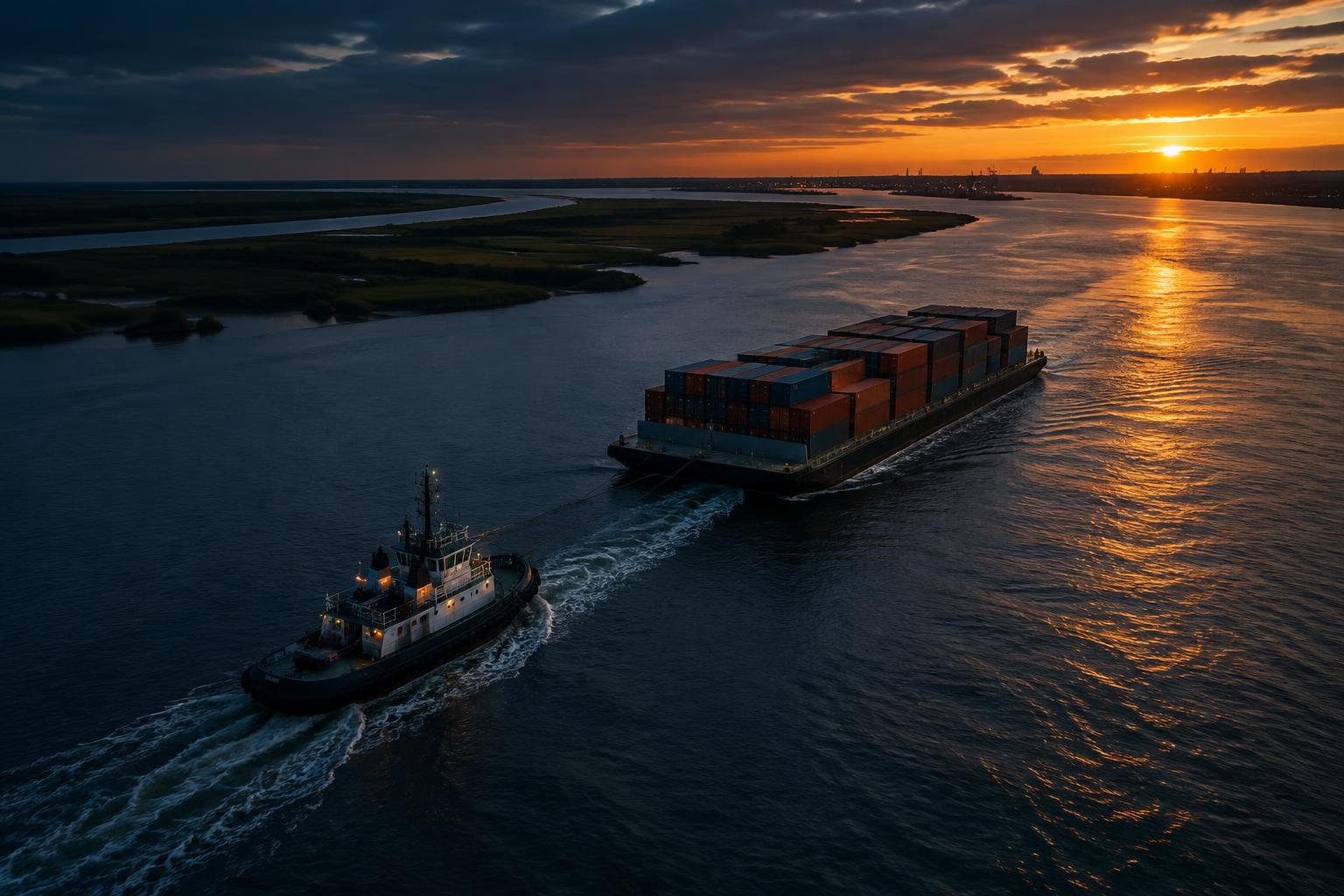 CONTAINER BARGE